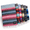 Azure, variant on Azure Handwoven Mexican Striped Throw Blanket, 70"x50" Recycled Cotton Polyester