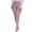 Pink, variant on Lenpel Capri Pants for Women Dressy Casual High Waisted Tapered Slim Work Pants Cropped Office Trousers with Pockets