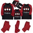 thumbnail image 1 of Birdeem Christmas Baby Plaid Printed Blouse Tops+Pants Family Matching Pajamas Set, 1 of 1