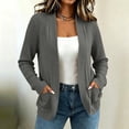 thumbnail image 7 of cocolona Cardigan Sweaters for Women Long Sleeve Open Front Knit Loose Cardigan Fall Solid Color Tops, 7 of 7