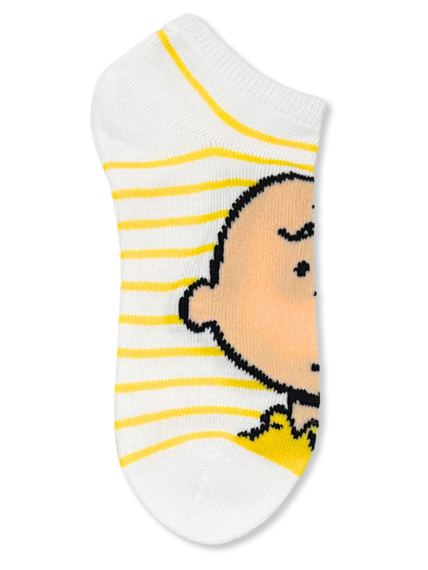 Peanuts Girls No-Show Socks, 5-Pack, Sizes S/M-M/L
