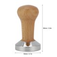 thumbnail image 3 of Profesional de madera café tamper polvo presionado martillo café accesorio para el hogar Oficina 53mm, 3 of 8