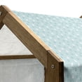 thumbnail image 4 of Pale Blue Pet House, Separate Droplets Motif Colorful Design Precipitation Drizzle Sky Image Print, Outdoor & Indoor Portable Dog Kennel with Pillow and Cover, 5 Sizes, White and Blue, by Ambesonne, 4 of 4