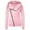 Pink, variant on Pincandy Womens Zip Up Hoodie Jacket Fall Fashion Casual Long Sleeve Sweatshirts Solid Warm Y2k Tops Coat with Pockets