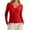 Red, variant on Bibifish Womens Cardigan Sweaters Fall Slim Fit Long Sleeve Botton Down Knit Cardigans Solid Color V Neck Casual Formal Sweater Tops