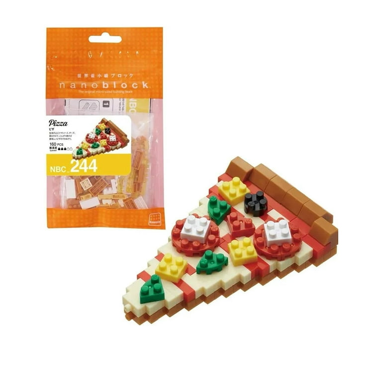 NanoBlock Multicolor Mini block Set Building Blockd Pizza Building