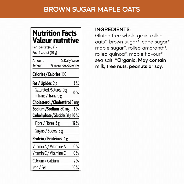 Instant Pot Maple Brown Sugar Oatmeal - Project Meal Plan