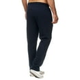 thumbnail image 3 of FOCUSNORM Men Casual Long Pants Solid Color Straps Elastic Band Loose Bottoms, 3 of 3