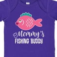 thumbnail image 4 of Inktastic Mommys Fishing Buddy Girls Girls Baby Bodysuit, 4 of 5