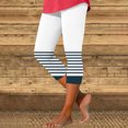 thumbnail image 2 of Bovemsi Yoga Pants For Women Cropped 2025 High Waisted Lightweight Comfortable Solid Color Soft Casual Pajama Capri Legging,XXL, 2 of 7
