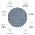 thumbnail image 6 of Safavieh Courtyard Teodor Geometric Indoor/Outdoor Area Rug, Navy, 4' x 4' Round, 6 of 10