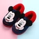 thumbnail image 5 of Zapatos para niños de Disney Mickey Mouse Minnie niños y niñas calidez interior hogar grueso antideslizante bebé cómodo arrastre de algodón para niños, 5 of 5