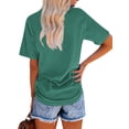 thumbnail image 3 of Anbech Flamingo T-Shirt for Women Graphic Mama Bird Printed Short Sleeve Tee Tops with Crew Neck, 3 of 4