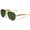 Gold Frame - Green Lens, variant on Retro Gold Aviator Sunglasses for Women Men, 2025 Metal Oversized 70s Aviators Sun Glasses