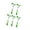 Green, variant on MOMOJIA 5 Piece Compact Writing Pen with Sticky Note Built in LED Light and Ergonomic Grip Rope for Fatigue Free Office Work