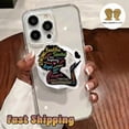 thumbnail image 2 of Black Girl Magic Phone Grip, Melanin Affirmation Grip, Strong Beautiful Black Woman Phone Holder, Afro Queen Gift, Black People Gift, 2 of 4