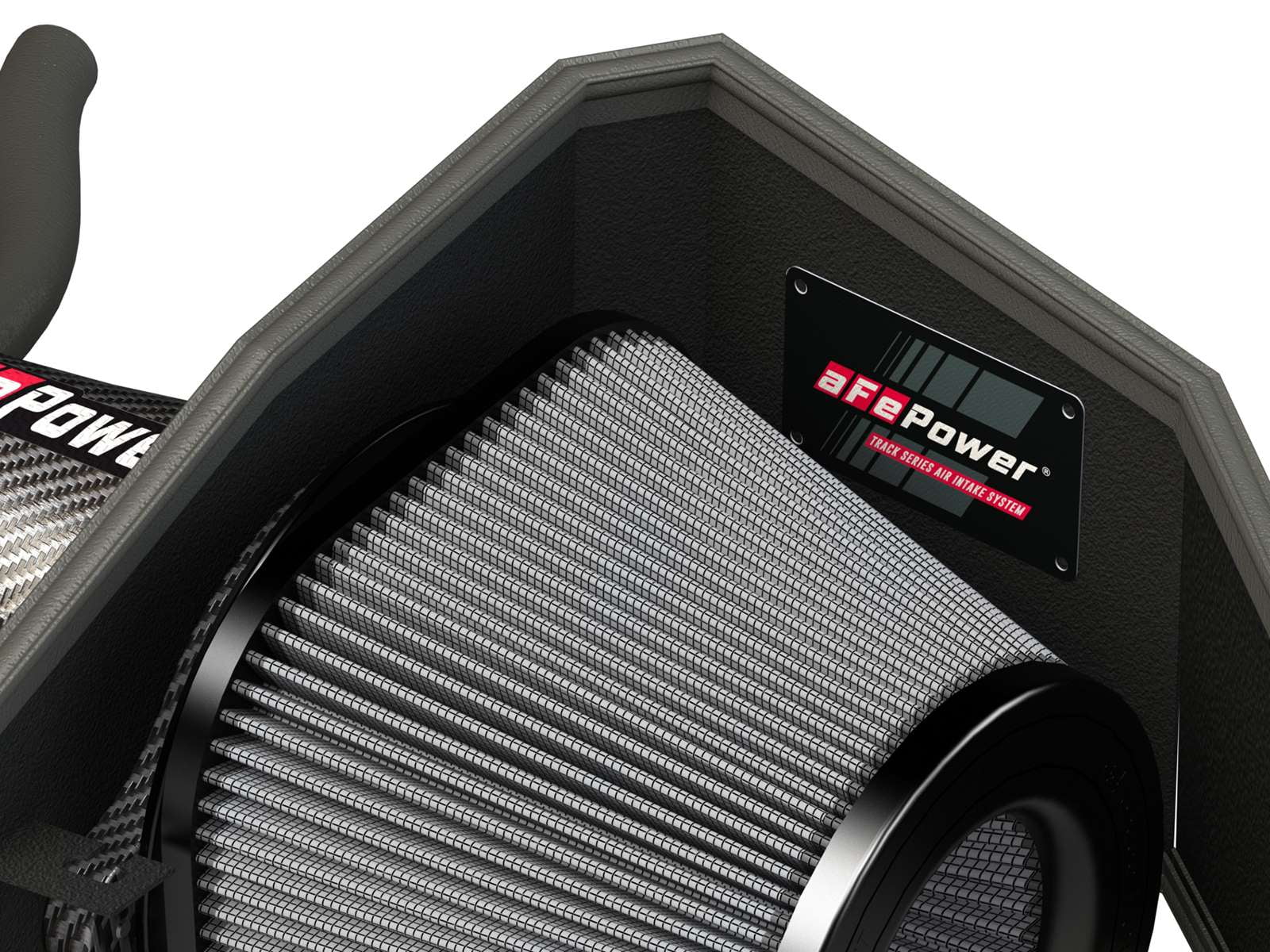 aFe Power 51-12172-C Track Series Stage-2 Carbon Fiber Intake System w/ Pro DRY S Media