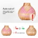 thumbnail image 4 of Humidificador de aire purificador de 400 ml Temporizador de grano de silencioso Difusor de aceite esencial portátil ultrasónico para escritorio Grano de madera poco profundo Soledad Humidificador de aire, 4 of 10