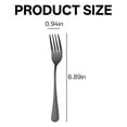 thumbnail image 5 of FACEGA 8Pcs forks Stainless Steel Thickened Steel Dinner forks Suitable for Home Hotel Salad forks 17.5x2.4cm Dark Black, 5 of 7