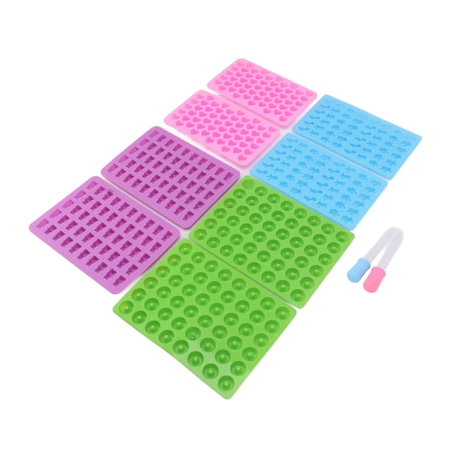 Molde de silicona para dulces NikouMX 10 piezas forma de corazón