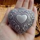 thumbnail image 1 of Joyero en forma de corazón, joyero de anillo, joyero peque?o, organizador, caja de regalo de Navidad, Plata ZefeiWu 1327533505529, 1 of 1