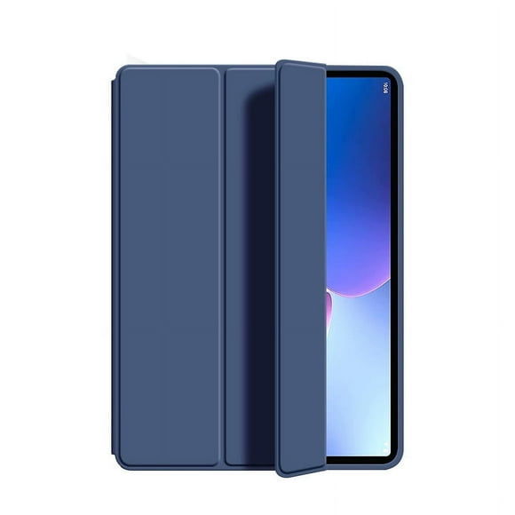 Tablet Case For Lenovo Tab M10 Plus 3rd Gen Xiaoxin Pad 2022 10.61 TB-128FU TB-125FU Soft Silicone Shell Flip Smart Cover Royal Blue TB-128FU TB-125FU