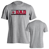 Ball State University Cardinals Dad Proud Parent Short Sleeve T-Shirt
