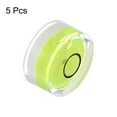 thumbnail image 3 of 5 Packs Round Bubble Level 18x9mm Mini Circular Bullseye Spirit Levels for Leveling Camera Tripod Telescope, Lime, 3 of 6