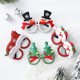 thumbnail image 4 of 1 paquete de vasos navideños con forma de Papá Noel, muñeco de nieve, astas, árbol de Navidad, decoración navideña, accesorio para fotos, regalo de Año Nuevo para niños, 4 of 5