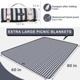 thumbnail image 3 of Manta de pícnic ALLBFENG, 203 x 152 cm, impermeable y plegable, 3 of 7