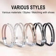 thumbnail image 7 of Hesxuno Elastic Heel Straps for High Heels,Shiny Shoe Laces for Heels, Detachable Shoe Strap Belt Band for Holding Loose High Heels Elastic High Heels Shoe Straps Replacement Ankle Straps for Heels, 7 of 7