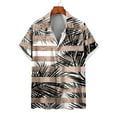 thumbnail image 5 of Birdeem Chemise Homme Imprimée 3D Hawaïenne à Manches Courtes Col à Revers Mode Décontractée Plage, 5 of 5