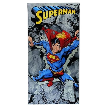 Superman Rocks Beach Towel