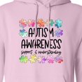 thumbnail image 3 of Inktastic Autism Awareness Support and Understanding Puzzle Pieces Adult Hoodie Sweatshirt, 3 of 4
