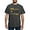 Charcoal, variant on - Proud Army Uncle Black And Gold T Shirt - Mens Comfort Colors Shirt