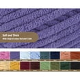 thumbnail image 5 of Crafted by Catherine Plush Chenille Yarn for Knitting, Crocheting and Amigurumi - 2 Pack (8.8 oz / 250g, 152 yards each skein), Electric Blue, Gauge 6 Super Bulky, 5 of 6
