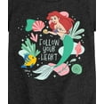 thumbnail image 3 of Disney - Follow Your Heart Ariel  - Toddler & Youth Girls Short Sleeve Graphic T-Shirt, 3 of 5