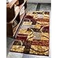 thumbnail image 3 of Unique Loom Barista Collection Area Rug - Kouillou (2' 7" x 15' 11" Runner, Multi/Brown), 3 of 4