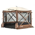 thumbnail image 1 of CLAM Quick Set Pavilion Camper 12.5x12.5 Foot Outdoor Gazebo Canopy Shelter, 1 of 11