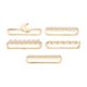 thumbnail image 4 of Golden Watchband Charms For Smartwatch Strap Everyday Use 5 Pcs Stylish Decoration Rings, 4 of 4