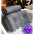 thumbnail image 1 of Almohada de baño Everlasting Comfort, lujosa, con soporte para cabeza, cuello y espalda, 1 of 9