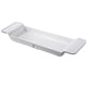 thumbnail image 1 of Estante de almacenamiento de bañera bandeja de baño ducha tina de ducha organizador de toallas maquillaje soporte de desagüe fregadero cocina plástico, 1 of 8