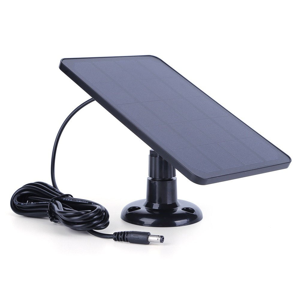 Solar Panel for Blink Camera: 4W Outdoor Solar Charger with 9.84ft Cable! Dc Black Smile Home