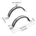 thumbnail image 2 of Unique Bargains Pinces Rigides pour Tuyau 125mm, Clips de Tube de Support de Tuyau 1 Pack, 2 of 5