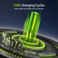 thumbnail image 4 of TEMOGU-Rechargeable Lithium aa Batteries 4 Pack 1.5V 3600mWh High Capacity Lithium Batterie aa Constant Output Li-ion Double a Battery Cycle Times up to 1600x, 4 of 4