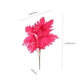 thumbnail image 2 of Tallos de hojas artificiales, hojas de imitación, arreglos florales, decoración para bodas y fiestas., 2 of 5