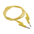 thumbnail image 4 of Cable De Prueba De Conector Banana Tipo 4MM De Doble Extremo Apilable Para Pruebas Eléctricas Amarillo claro, 4 of 6