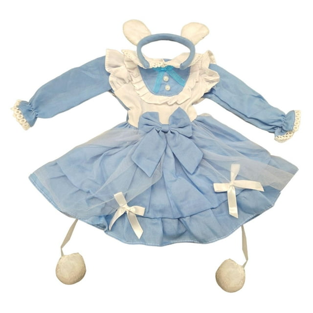 Ropa para muñeca BJD 1/3, regalo de moda, disfraz de muñeca BJD, atuendo de muñeca, princesa Azul 25cm