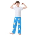 thumbnail image 3 of Duck Pattern Pajama Pants Soft Lightweight Lounge Pants Bottoms Sleep Pants Warm Comfy, 3 of 9