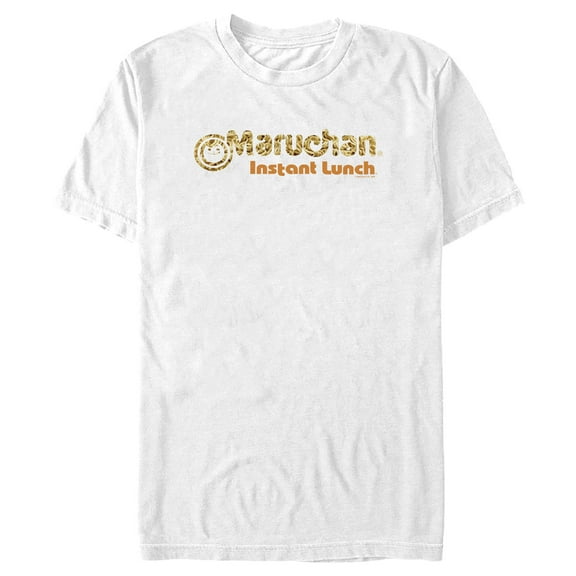 Men's Maruchan Instant Lunch Logo Noodle Fill Graphic Tee White Medium